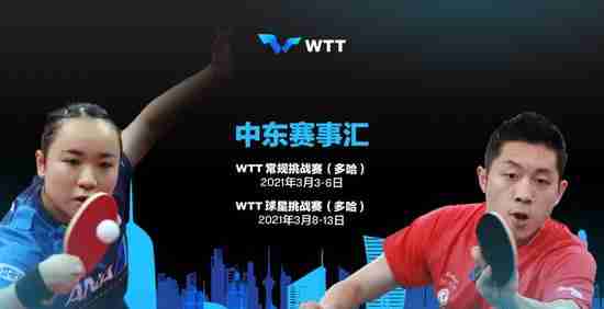 多哈两站赛事许昕刘诗雯孙颖莎出战 张本伊藤全勤