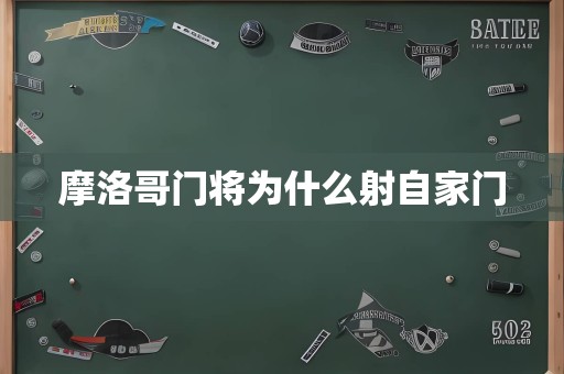 摩洛哥门将为什么射自家门