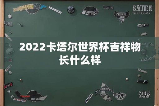 2022卡塔尔世界杯吉祥物长什么样