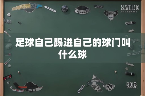 足球自己踢进自己的球门叫什么球