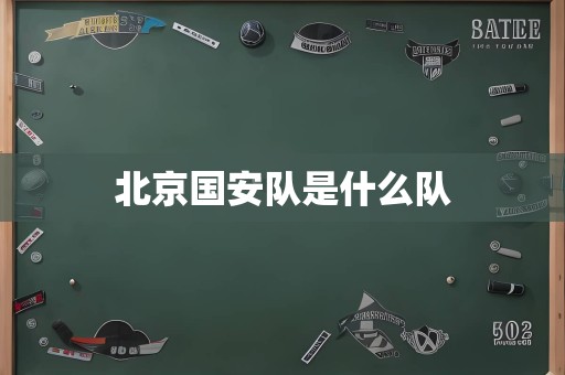 北京国安队是什么队