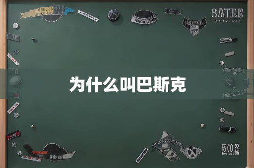 为什么叫巴斯克