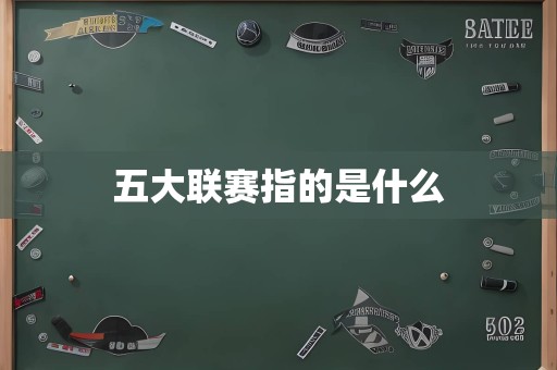 五大联赛指的是什么