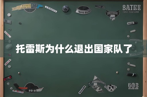 托雷斯为什么退出国家队了