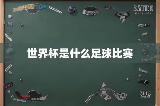世界杯是什么足球比赛