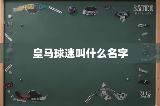 皇马球迷叫什么名字
