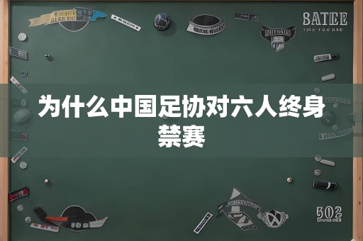 为什么中国足协对六人终身禁赛