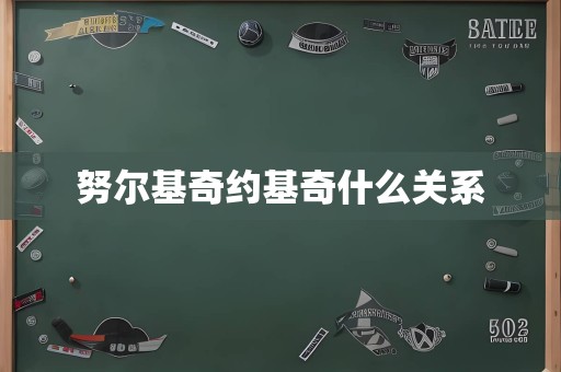 努尔基奇约基奇什么关系