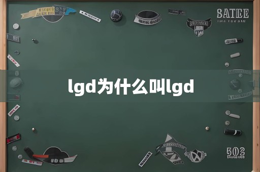 lgd为什么叫lgd