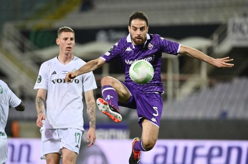 欧协联-佛罗伦萨总分5-4海法马卡比晋级欧协联8强，巴拉克头槌破门