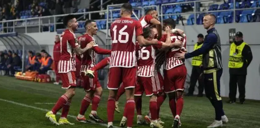 欧协联-奥林匹亚科斯总分7-5逆转特拉维夫马卡比晋级，卡埃比两球