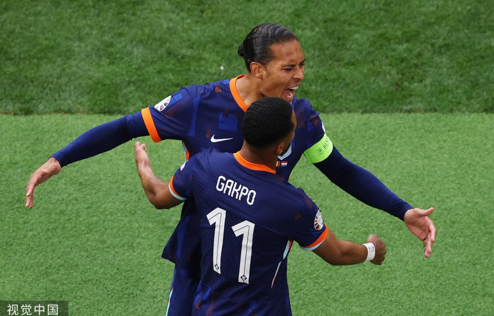 欧洲杯-荷兰3:0罗马尼亚晋级八强 加克波传射马伦梅开二度