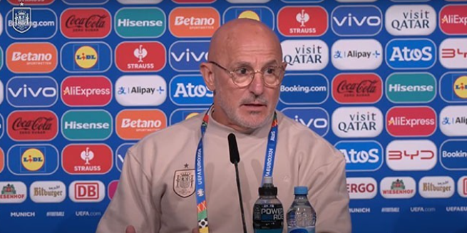 西班牙主帅德拉富恩特展望欧洲杯半决赛对阵法国