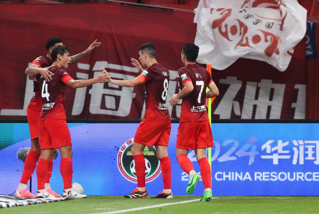 中超-武磊两传两射 上海海港主场5:1战胜北京国安