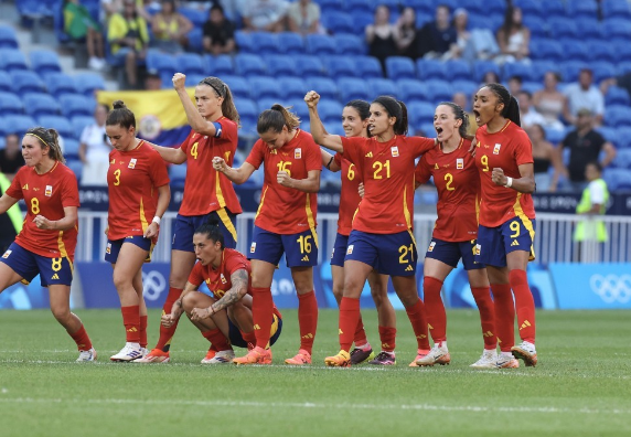 奥运会-西班牙女足点球大战6-4哥伦比亚女足晋级四强，邦马蒂制胜