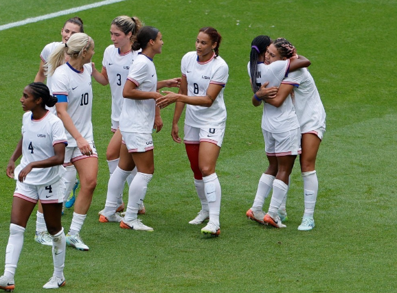 奥运会-美国女足1-0日本女足晋级四强，罗德曼加时制胜