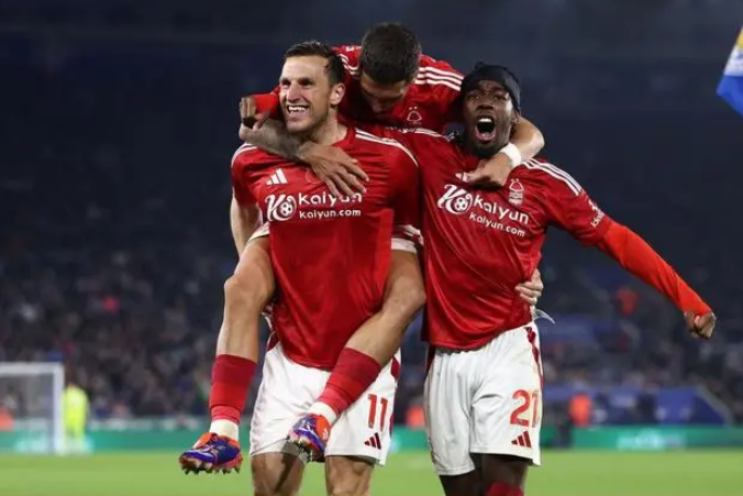 英超-诺丁汉森林3-1力克莱斯特城，克里斯-伍德梅开二度闪耀全场