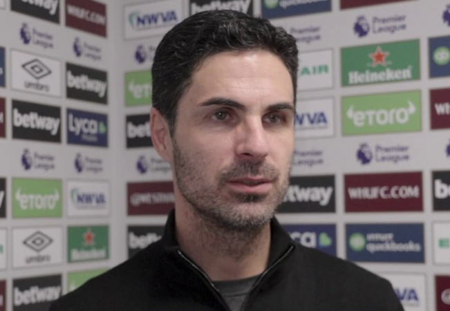 阿森纳5-2胜西汉姆联，阿尔特塔：前30分钟精彩绝伦，需从中吸取教训