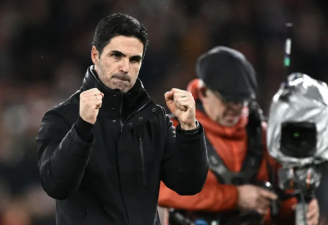 阿尔特塔：阿森纳理应赢得曼联，联赛冠军之路仍长