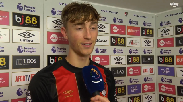 英超最年轻进球者赫伊森助伯恩茅斯胜热刺，展望球队未来