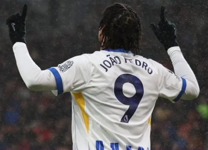 英超-布莱顿2-1力克伯恩茅斯，若昂-佩德罗闪耀全场