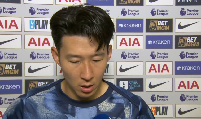 孙兴慜谈热刺不敌切尔西：失望于细节失误，愿承担责任并呼吁团结