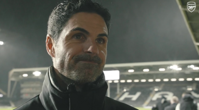 阿森纳主教练阿尔特塔谈英超第15轮战平富勒姆：失望但看到希望