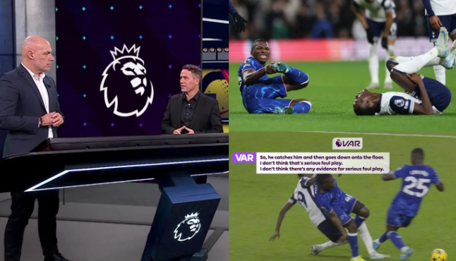 英超官方解析争议判罚：凯塞多踩踏非红牌动作