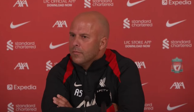 利物浦主帅斯洛特谈英联杯四分之一决赛对阵南安普顿