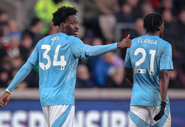 诺丁汉森林后卫埃纳：球队合作默契，进球如梦想成真