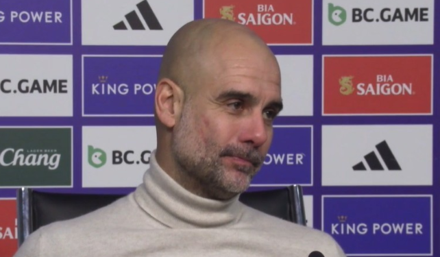 瓜迪奥拉谈曼城2-0胜莱斯特城：萨维尼奥表现出色，麦卡蒂令人惊喜