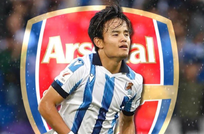 阿森纳考虑冬窗签下久保建英，球员对加盟英超持开放态度