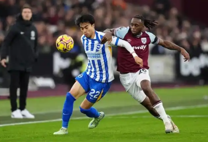 英超-西汉姆联1-1战平布莱顿，双方激战难分胜负