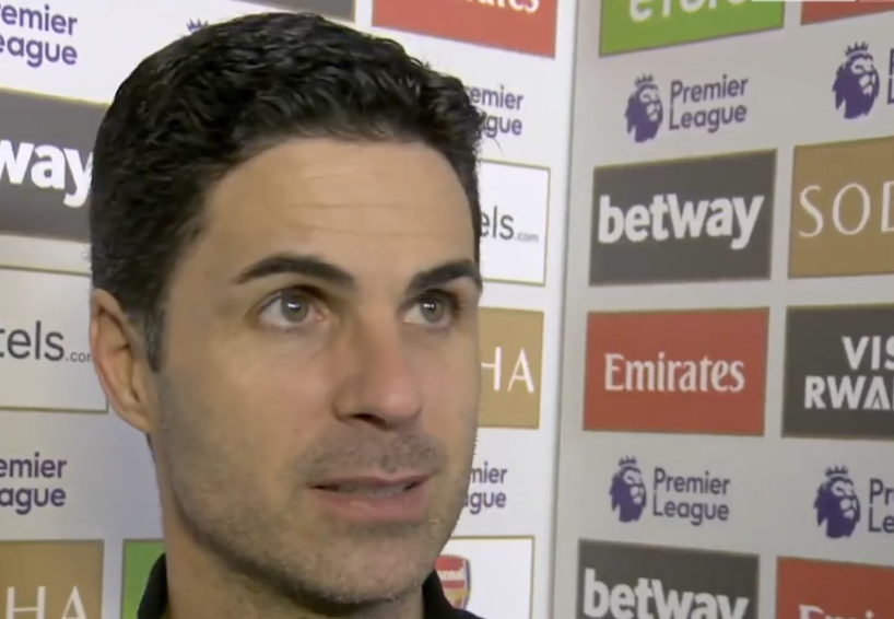 阿尔特塔谈阿森纳2-2维拉：自豪于球员表现，但仍需找到致胜关键