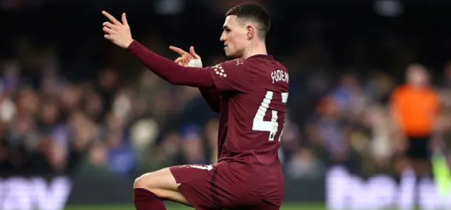 福登谈曼城6-0大胜伊普斯维奇：找回状态，期待百球里程碑