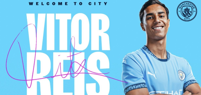 曼城新援维托尔-雷斯：梦想成真，誓为蓝月亮赢得冠军