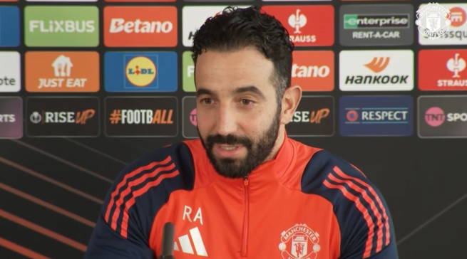 曼联主帅阿莫林谈欧联杯赛前准备及个人情绪管理