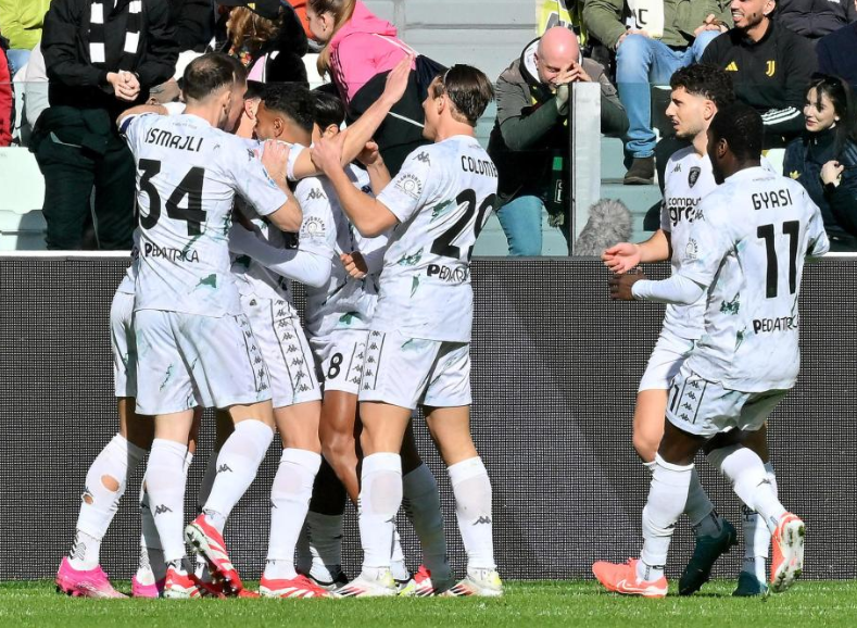 意甲-尤文图斯4-1大胜恩波利，终结三场不胜