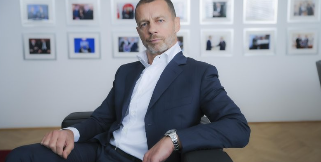 欧足联主席切费林谈欧冠新赛制、工资帽及足坛人物