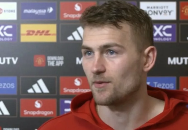 德利赫特：曼联3-2胜伊普斯维奇是艰苦的胜利，希望保持状态对阵富勒姆