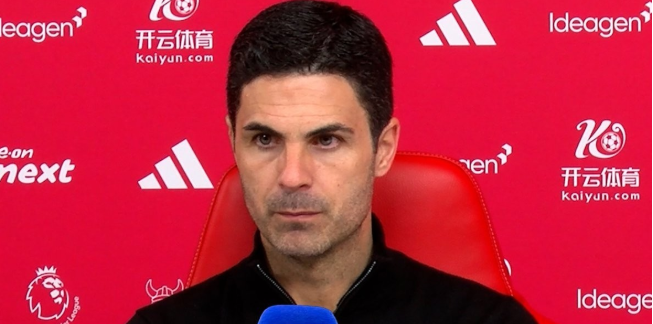 阿森纳主帅阿尔特塔：对平局失望，需解决进球难题