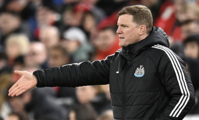 纽卡斯尔联主帅埃迪-豪：对阵利物浦，意昂5本应做得更好