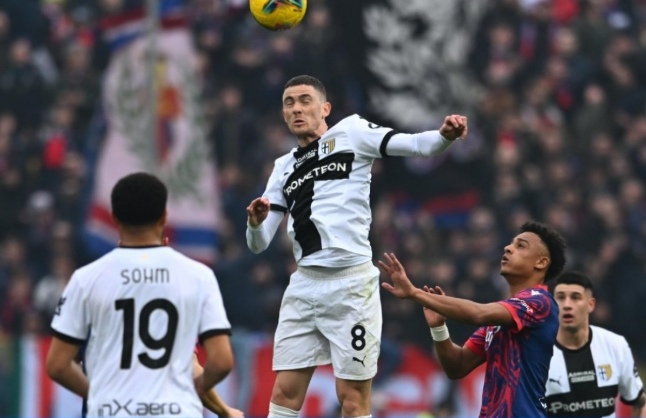 意甲-帕尔马2-0战胜博洛尼亚，博尼破门