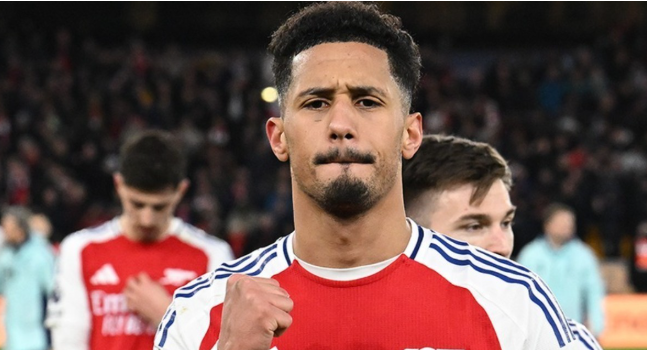 皇马欣赏阿森纳后卫萨利巴，但目前未展开谈判