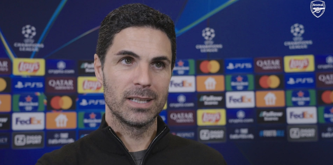 阿森纳欧冠大胜埃因霍温，阿尔特塔盛赞球队表现