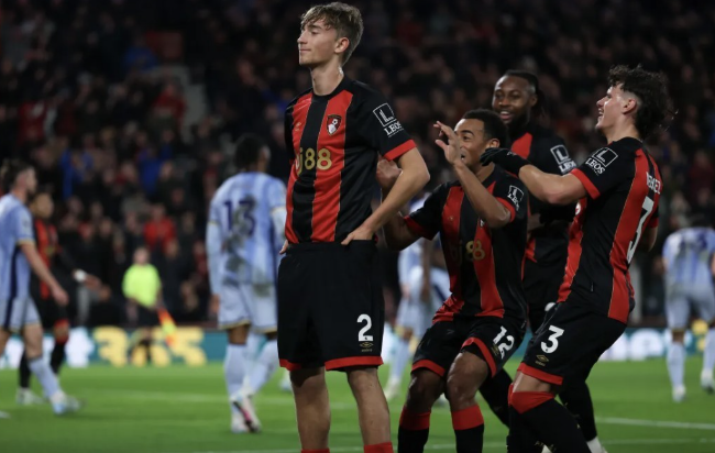 皇马盯上伯恩茅斯19岁中卫赫伊森，解约条款高达5000万英镑