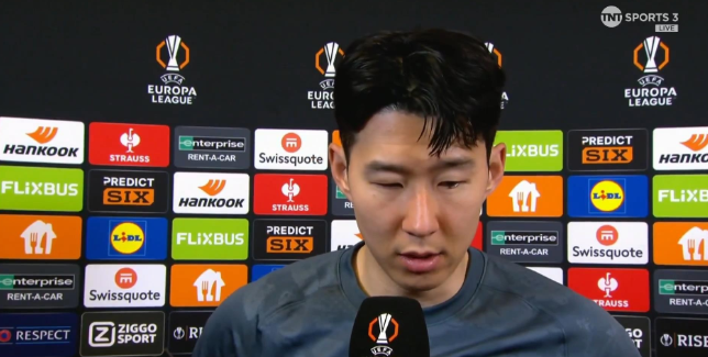 孙兴慜：热刺欧联杯失利敲响警钟，下周比赛至关重要