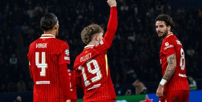 利物浦欧冠绝杀巴黎，埃利奥特替补建功显神威