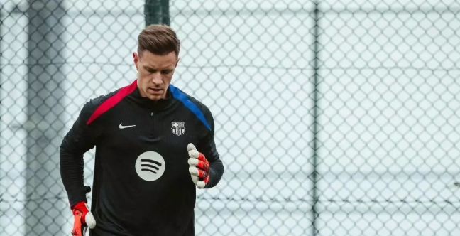 特尔施特根膝伤恢复良好，有望4月复出参加欧冠1/4决赛