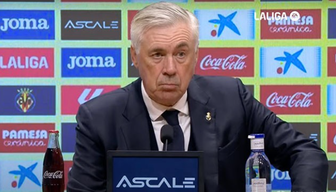 皇马逆转比利亚雷亚尔，安切洛蒂批密集赛程